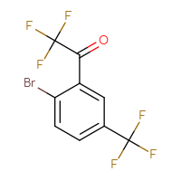 Chemical structure of 1-[2-bromo-5-(trifluoromethyl)phenyl]-2,2,2-trifluoroethan-1-one - CSSB00020621917