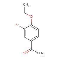 Chemical structure of 1-(3-bromo-4-ethoxyphenyl)ethan-1-one - CSSB00011772399