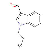 Chemical structure of 1-propyl-1H-indole-3-carbaldehyde - CSSB00000189117