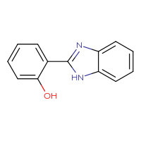 Chemical structure of 2-(1H-1,3-benzodiazol-2-yl)phenol - CSSB00000262243