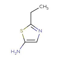 Chemical structure of 2-ethyl-1,3-thiazol-5-amine - CSSB00011604619