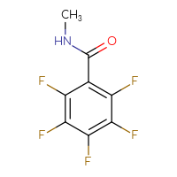 Chemical structure of 2,3,4,5,6-pentafluoro-N-methylbenzamide - CSSB00011197099