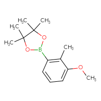 Chemical structure of 2-(3-methoxy-2-methylphenyl)-4,4,5,5-tetramethyl-1,3,2-dioxaborolane - CSSB00010712881
