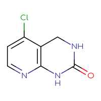 Chemical structure of 5-chloro-1H,2H,3H,4H-pyrido[2,3-d]pyrimidin-2-one - CSSB00010565596