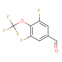 Chemical structure of 3,5-difluoro-4-(trifluoromethoxy)benzaldehyde - CSSB00135255623