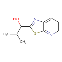 Chemical structure of 2-methyl-1-{[1,3]thiazolo[5,4-b]pyridin-2-yl}propan-1-ol - CSSB00021555997