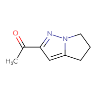 Chemical structure of 1-{4H,5H,6H-pyrrolo[1,2-b]pyrazol-2-yl}ethan-1-one - CSSB00015204138