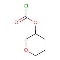 Chemical structure of oxan-3-yl carbonochloridate - CSSB00016071804