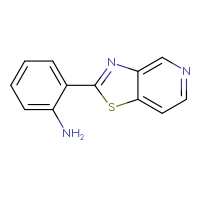 Chemical structure of 2-{[1,3]thiazolo[4,5-c]pyridin-2-yl}aniline - CSSB00005985641