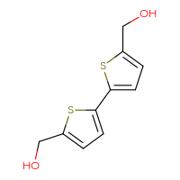 Chemical structure of [5'-(hydroxymethyl)-[2,2'-bithiophen]-5-yl]methanol - CSSB06592827200