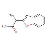 Chemical structure of 2-(1-benzofuran-2-yl)propanamide - CSSB01991081014
