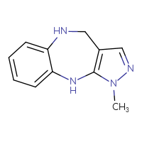 Chemical structure of 4-methyl-2,4,5,9-tetraazatricyclo[8.4.0.0³,⁷]tetradeca-1(14),3(7),5,10,12-pentaene - CSSB00010167470