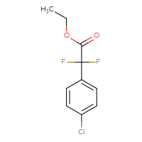 Chemical structure of ethyl 2-(4-chlorophenyl)-2,2-difluoroacetate - CSSB00011435712