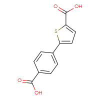 Chemical structure of 5-(4-carboxyphenyl)thiophene-2-carboxylic acid - CSSB00046232798