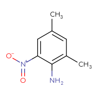 Chemical structure of 2,4-dimethyl-6-nitroaniline - CSSB00011204122