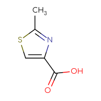 Chemical structure of 2-methyl-1,3-thiazole-4-carboxylic acid - CSSB00000746131