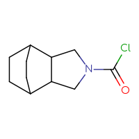 Chemical structure of 4-azatricyclo[5.2.2.0²,⁶]undecane-4-carbonyl chloride - CSSB00015896157