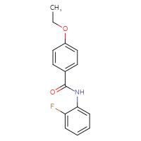 Chemical structure of 4-ethoxy-N-(2-fluorophenyl)benzamide - CSSB00046115426