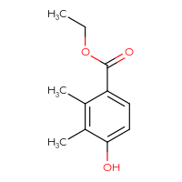 Chemical structure of ethyl 4-hydroxy-2,3-dimethylbenzoate - CSSB00010669988