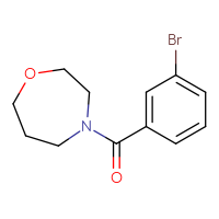 Chemical structure of 4-(3-bromobenzoyl)-1,4-oxazepane - CSSB00011599052