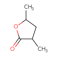 Chemical structure of 3,5-dimethyloxolan-2-one - CSSB00000054426