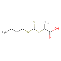 Chemical structure of 2-{[(butylsulfanyl)methanethioyl]sulfanyl}propanoic acid - CSSB00010203111