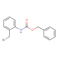 Chemical structure of benzyl N-[2-(bromomethyl)phenyl]carbamate - CSSB00010243399