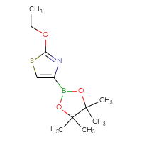 Chemical structure of 2-ethoxy-4-(4,4,5,5-tetramethyl-1,3,2-dioxaborolan-2-yl)-1,3-thiazole - CSSB00010205026