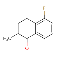 Chemical structure of 5-fluoro-2-methyl-1,2,3,4-tetrahydronaphthalen-1-one - CSSB00000757237