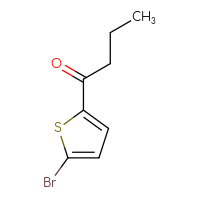 Chemical structure of 1-(5-bromothiophen-2-yl)butan-1-one - CSSB00011410319