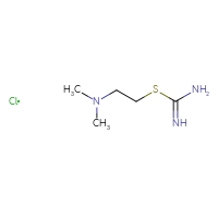 Chemical structure of [2-(carbamimidoylsulfanyl)ethyl]dimethylamine hydrochloridyl - CSSB20621783449