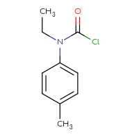 Chemical structure of N-ethyl-N-(4-methylphenyl)carbamoyl chloride - CSSB00012661866
