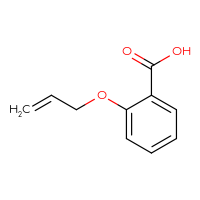 Chemical structure of 2-(prop-2-en-1-yloxy)benzoic acid - CSSB00000189412