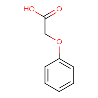 Chemical structure of 2-phenoxyacetic acid - CSSB00000186222