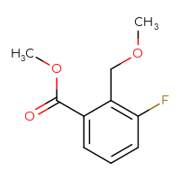 Chemical structure of methyl 3-fluoro-2-(methoxymethyl)benzoate - CSSB06257906817
