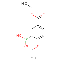 Chemical structure of [2-ethoxy-5-(ethoxycarbonyl)phenyl]boronic acid - CSSB06744597363