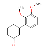 Chemical structure of 3-(2,3-dimethoxyphenyl)cyclohex-2-en-1-one - CSSB00126891441