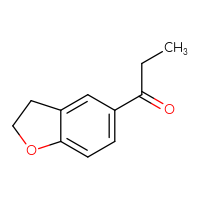 Chemical structure of 1-(2,3-dihydro-1-benzofuran-5-yl)propan-1-one - CSSB00000741289