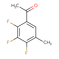 Chemical structure of 1-(2,3,4-trifluoro-5-methylphenyl)ethan-1-one - CSSB00010941426