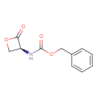 Chemical structure of benzyl N-[(3S)-2-oxooxetan-3-yl]carbamate - CSSB00015325804