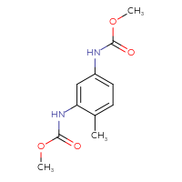 Chemical structure of methyl N-{5-[(methoxycarbonyl)amino]-2-methylphenyl}carbamate - CSSB00134617259