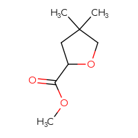 Chemical structure of methyl 4,4-dimethyloxolane-2-carboxylate - CSSB00153460469