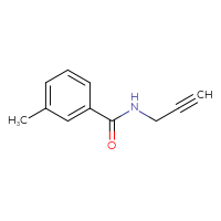 Chemical structure of 3-methyl-N-(prop-2-yn-1-yl)benzamide - CSSB00000175991