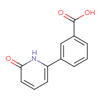 Chemical structure of 3-(6-oxo-1,6-dihydropyridin-2-yl)benzoic acid - CSSB00012361746
