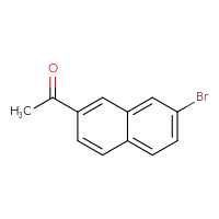 Chemical structure of 1-(7-bromonaphthalen-2-yl)ethan-1-one - CSSB00010880401
