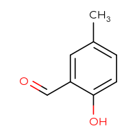 Chemical structure of 2-hydroxy-5-methylbenzaldehyde - CSSB00000744884