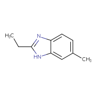 Chemical structure of 2-ethyl-6-methyl-1H-1,3-benzodiazole - CSSB00000187200