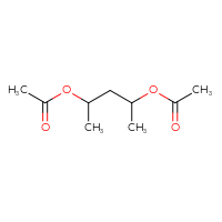 Chemical structure of 4-(acetyloxy)pentan-2-yl acetate - CSSB00000073952