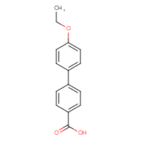 Chemical structure of 4'-ethoxy-[1,1'-biphenyl]-4-carboxylic acid - CSSB00000399881