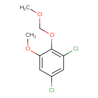 Chemical structure of 1,5-dichloro-3-methoxy-2-(methoxymethoxy)benzene - CSSB20475705124